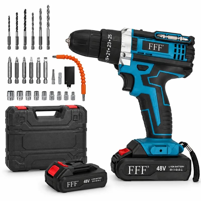 FFF 24pcs Cordless Drill Set