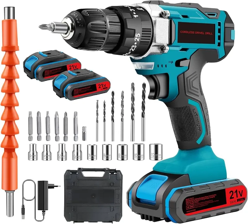 24pcs Wireless Drill Tool Set