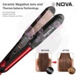 Nova Temperature Control Hair Straightener (Flat Iron) - Image 2