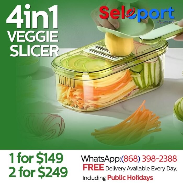 4 IN 1 VEGGIE SLICER (PAIR) - Image 1
